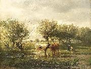 Gerard Bilders, Cows at a pond